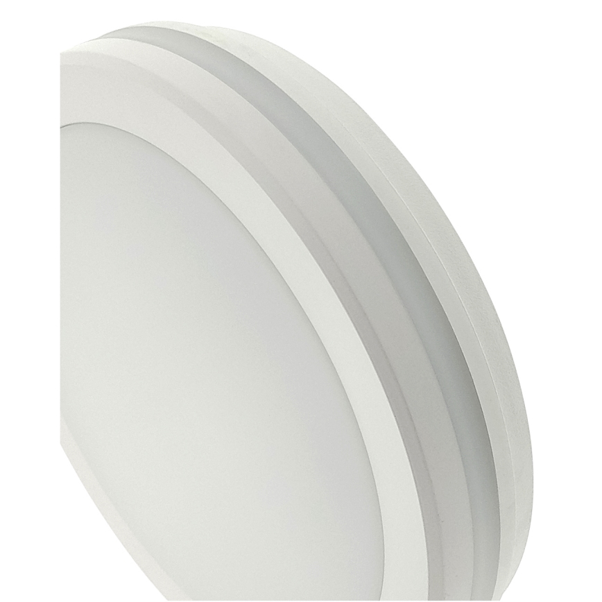 LED-taklampa med rörelsesensor LED/20W/230V 3000/4000/6500K diam. 230 cm IP54 grå