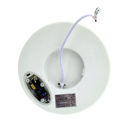 LED taklampa för badrum med rörelsesensor LED/20W/230V 3000/4000/6500K Ø 23 cm IP54 vit