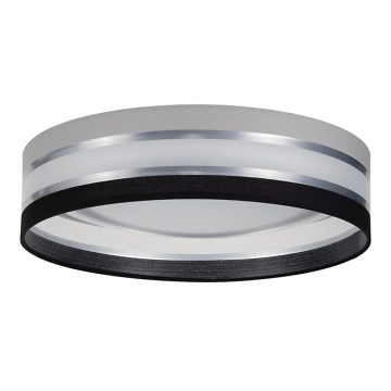 LED Takbelysning CORAL 1xLED/24W/230V svart/grå