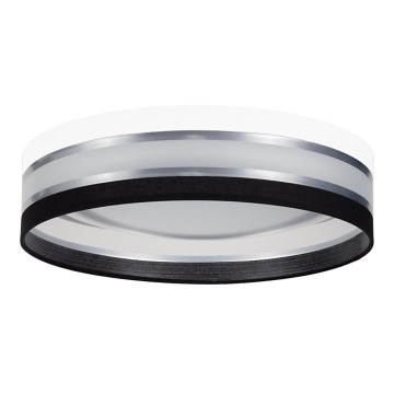 LED Takbelysning CORAL 1xLED/24W/230V svart/vit