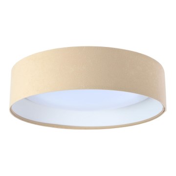LED Takbelysning GALAXY 1xLED/24W/230V beige/vit