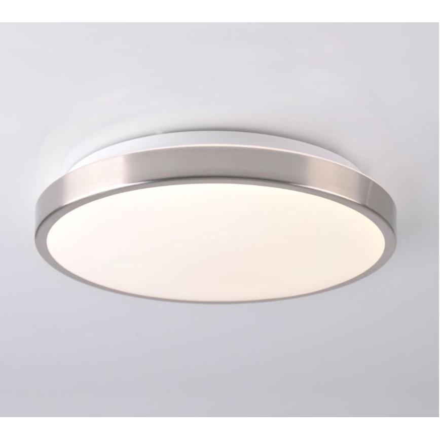 LED Takbelysning KERN LED/15W/230V nickel