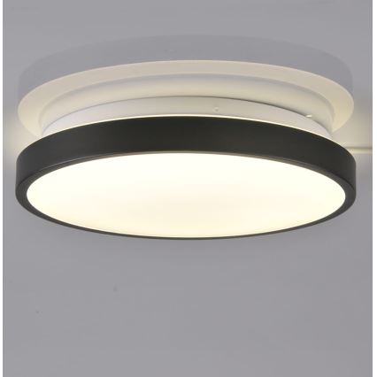 LED Takbelysning KERN LED/15W/230V svart