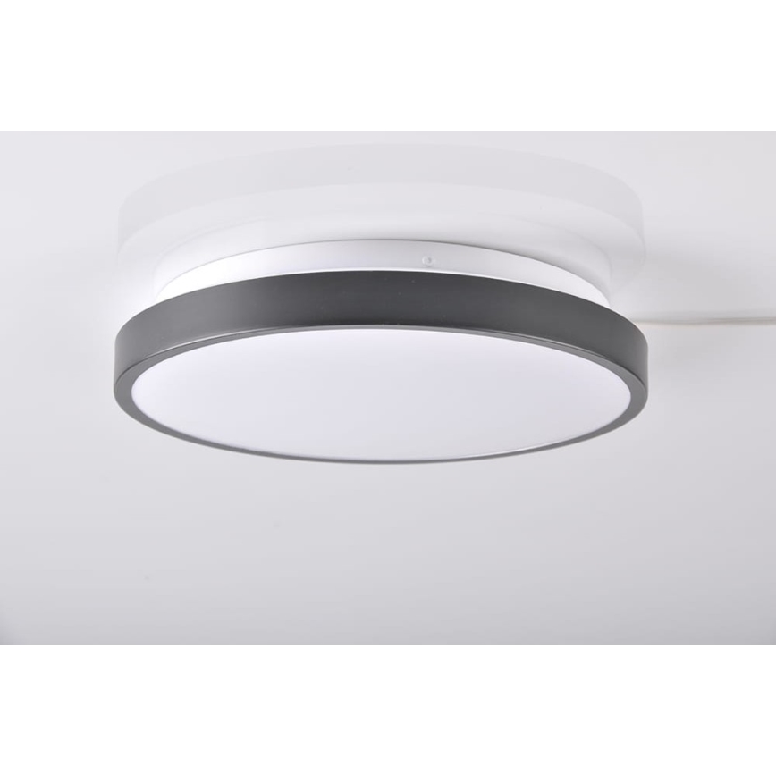 LED Takbelysning KERN LED/15W/230V svart