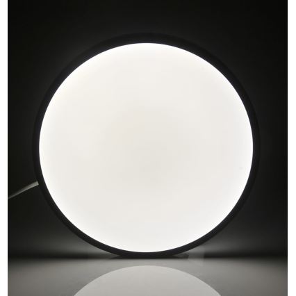 LED Takbelysning KERN LED/15W/230V svart