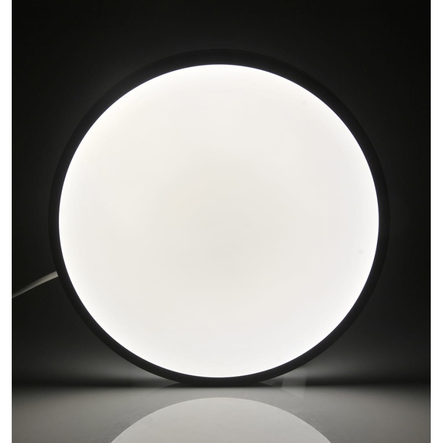 LED Takbelysning KERN LED/15W/230V svart