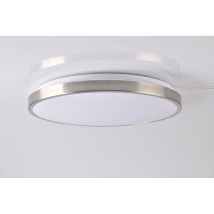LED Takbelysning KERN LED/24W/230V nickel