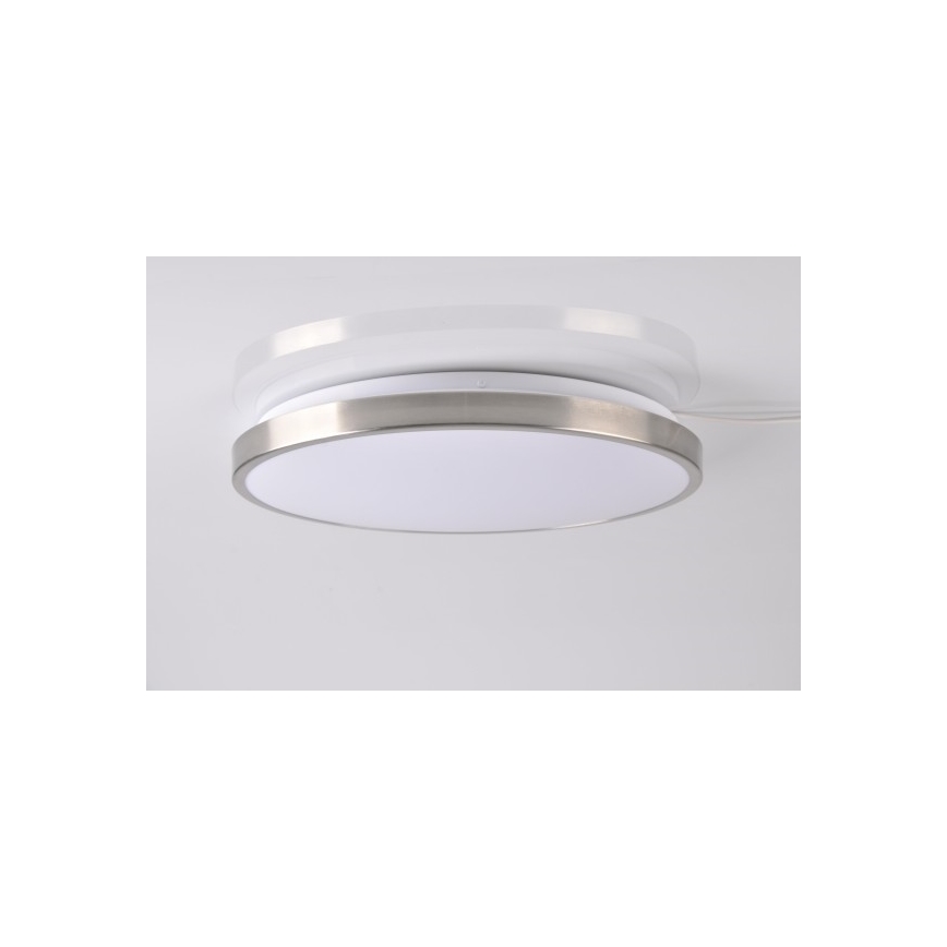 LED Takbelysning KERN LED/24W/230V nickel