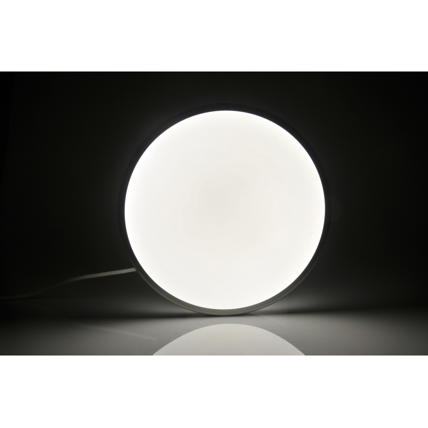 LED Takbelysning KERN LED/24W/230V nickel
