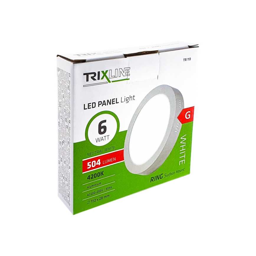 LED Takbelysning LED/6W/230V