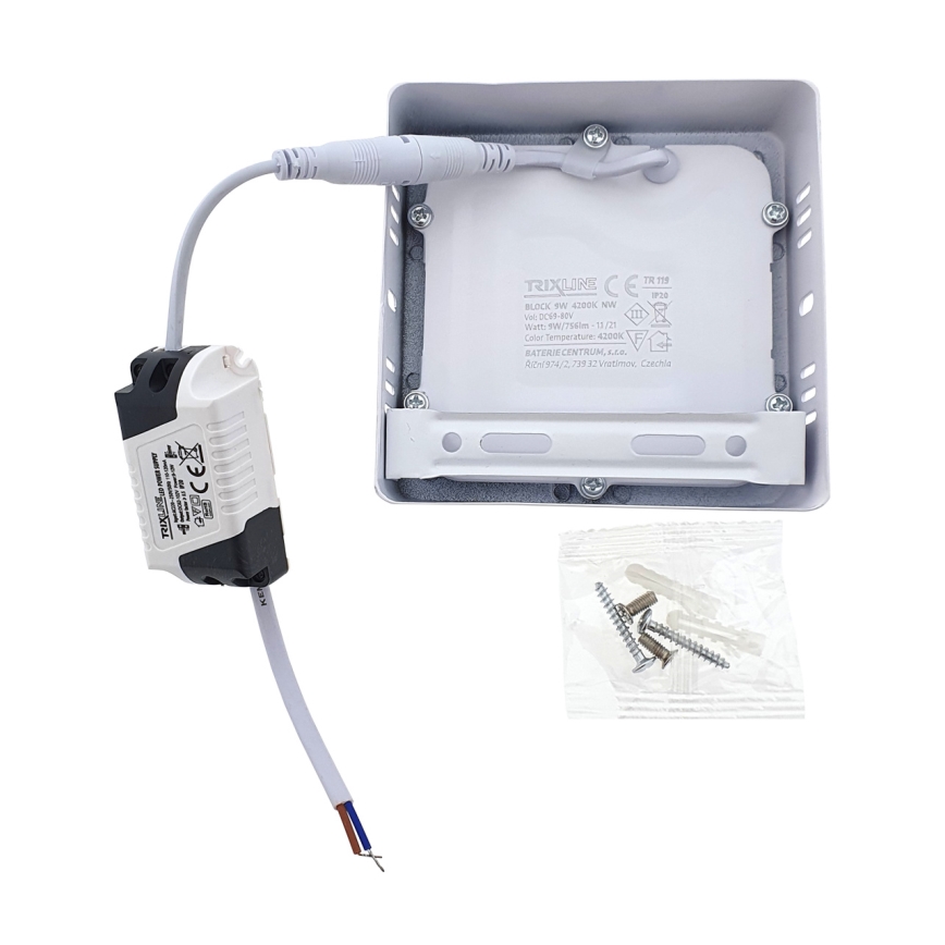 LED Takbelysning LED/9W/230V 4200K