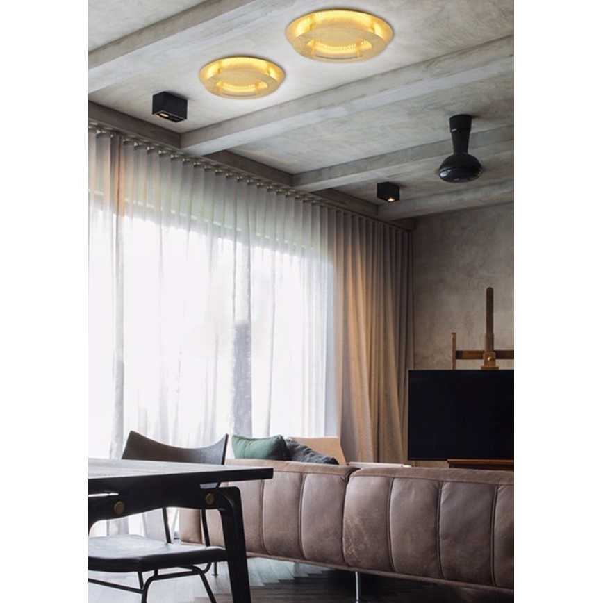 LED Takbelysning MERPLE LED/18W/230V guld