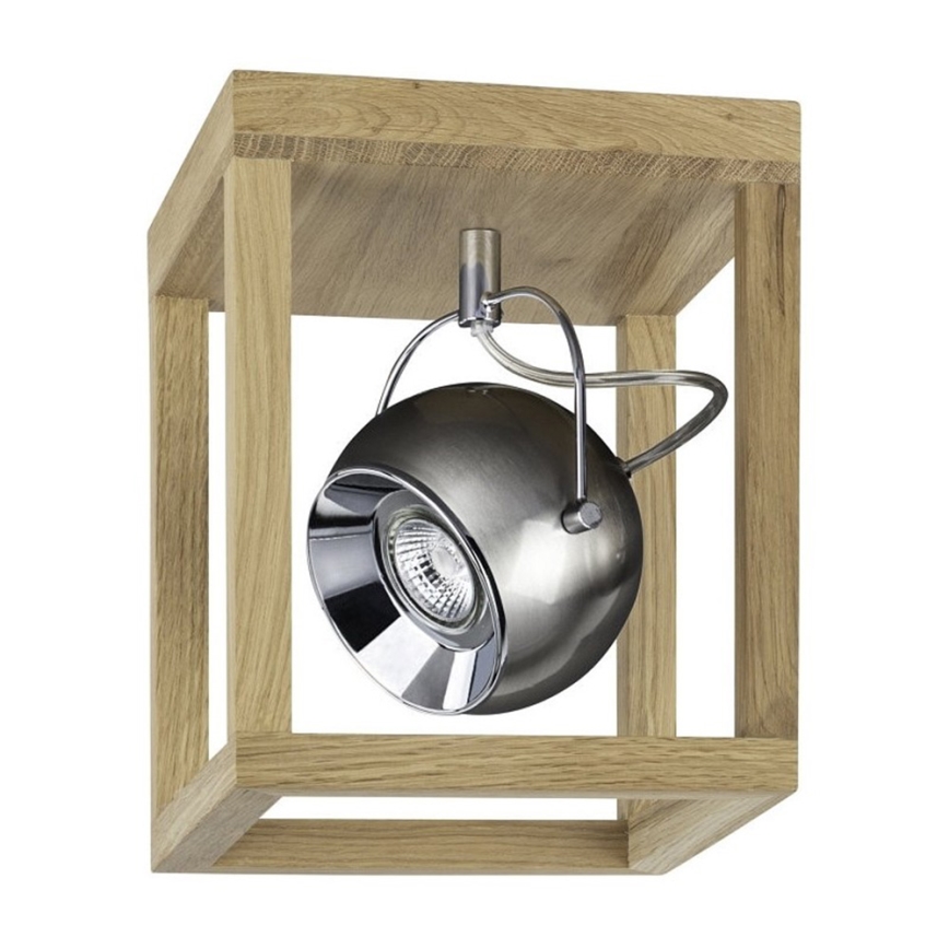 LED Takbelysning ROY 1xGU10/5W/230V matt ek - FSC-certifierad