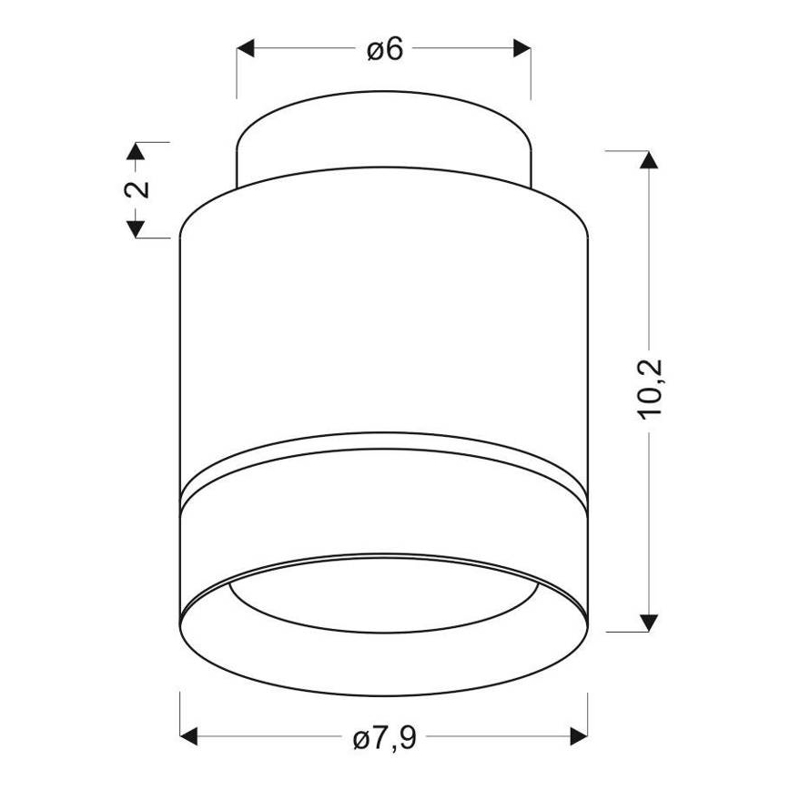 LED Takbelysning TUBA LED/12W/230V