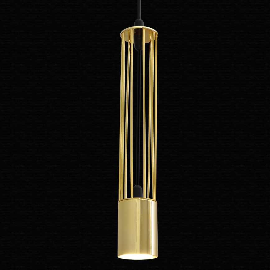 LED Takkkrona på ett snöre  BARS 1xGU10/4,8W/230V gold