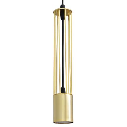 LED Takkkrona på ett snöre  BARS 1xGU10/4,8W/230V gold