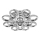 LED taklampa 12xLED/14W/230V 3000-5000K diameter 60 cm skinande krom