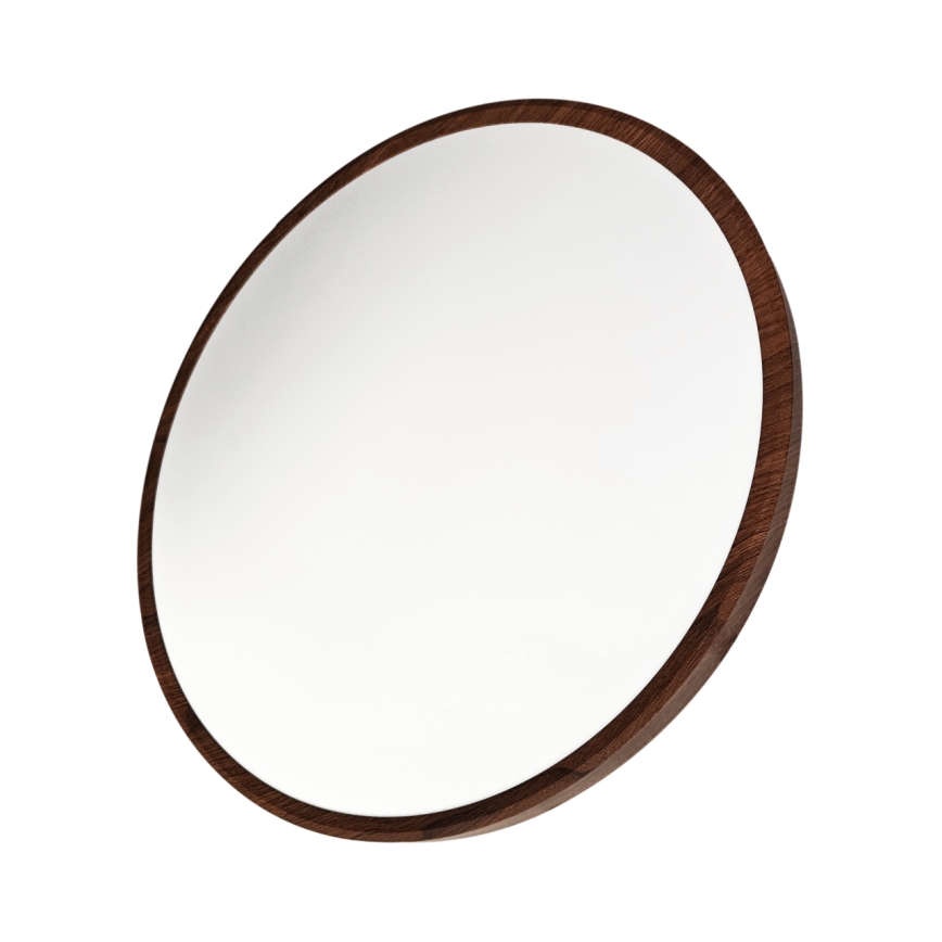 LED-taklampa, 40 W, 230 V — växbar färgtemperatur 3000/4000/6500 K, Ø 50 cm, brun