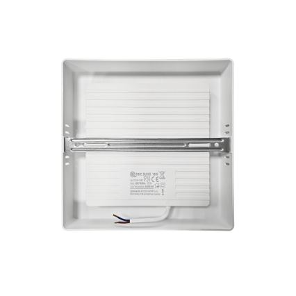 LED taklampa BLOCK LED/18W/230V 4000K 21,4x21,4 cm vit