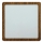 LED taklampa BLOCK LED/18W/230V 4200K 22x22 cm brun