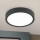 LED taklampa BULLY LED/12W/230V diameter 14 cm svart