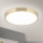 LED taklampa BULLY LED/28W/230V diameter 28 cm guld