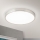 LED taklampa BULLY LED/28W/230V diameter 28 cm matt krom