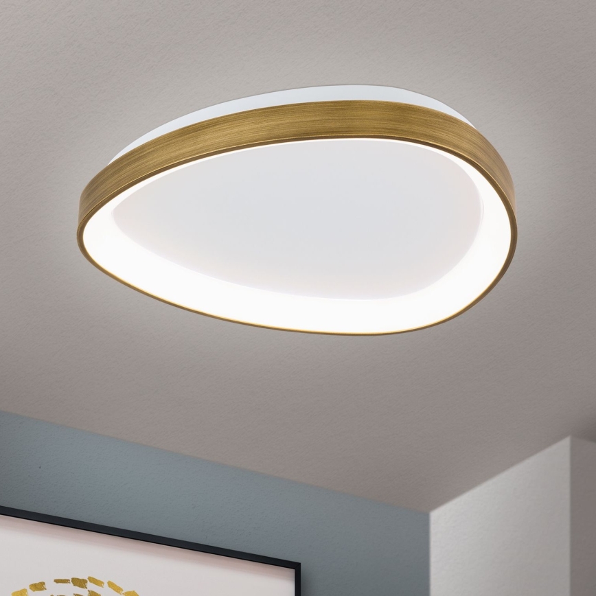 LED taklampa CHARLIE LED/35W/230V diameter 45 cm guld