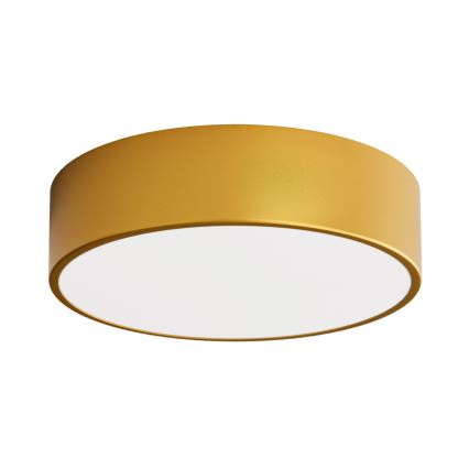 LED taklampa CLEO LED/24W/230V 4000K diameter 30 cm guld