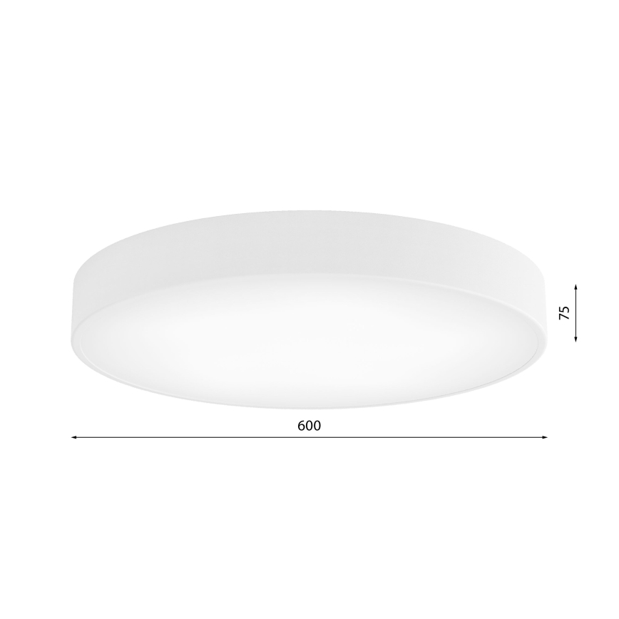 LED taklampa CLEO LED/69W/230V 3000K diameter 60 cm vit