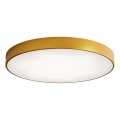 LED taklampa CLEO LED/96W/230V 3000K diameter 80 cm guld