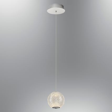 LED Taklampa CREMONA 1xLED/5W/230V 3000K matt krom