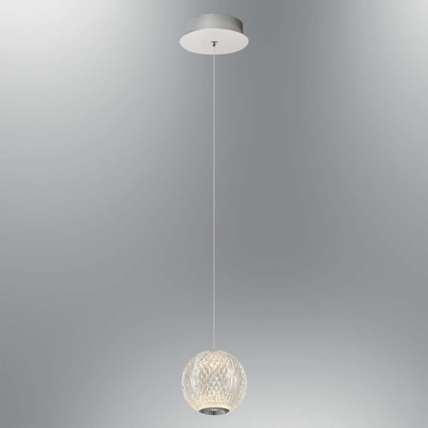 LED Taklampa CREMONA 1xLED/5W/230V 3000K matt krom