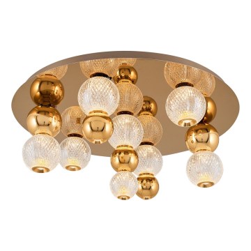 LED Taklampa CREMONA LED/37W/230V 3000K guld