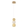 LED Taklampa CREMONA LED/5W/230V 3000K guld