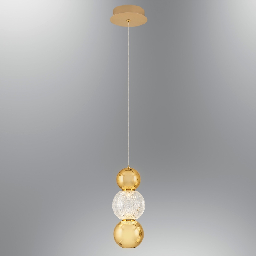LED Taklampa CREMONA LED/5W/230V 3000K guld