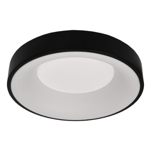 LED Taklampa DRAX LED/32W/230V 4000K diameter 38 cm svart