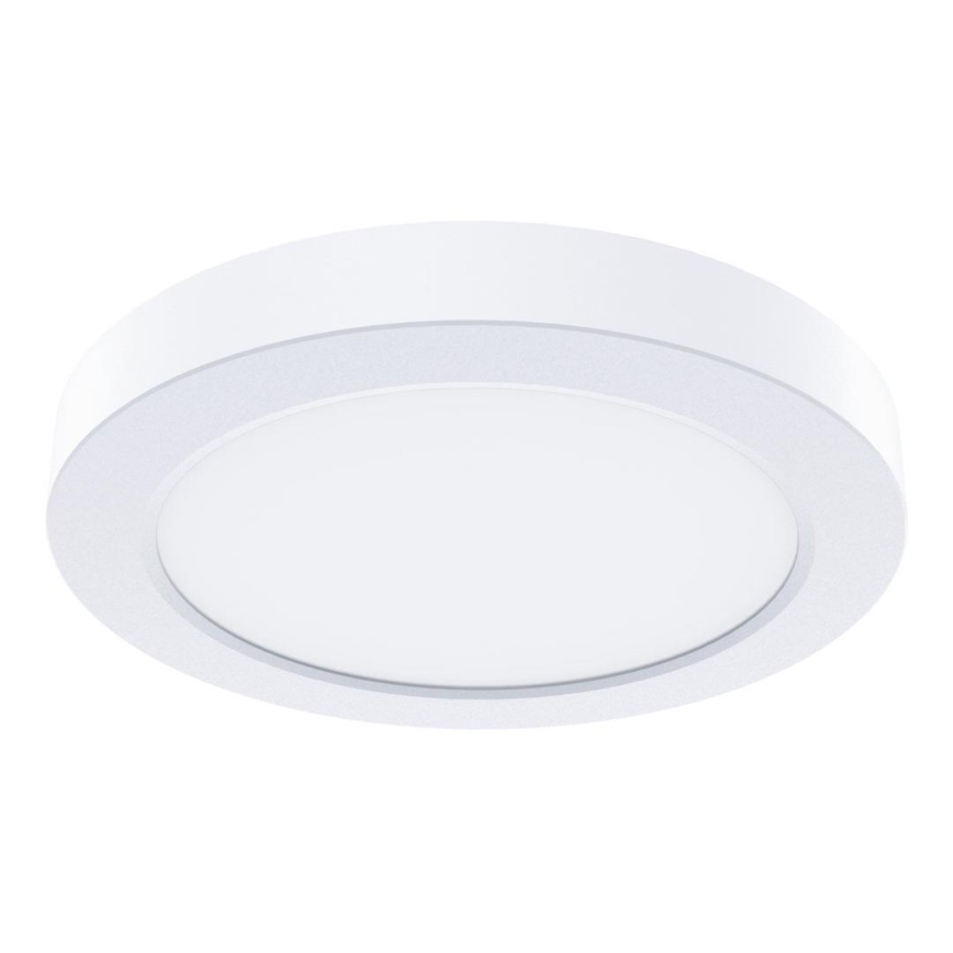 LED-taklampa EVORA, 6 W/230 V, 3000/4000/6000 K, Ø 14 cm, vit