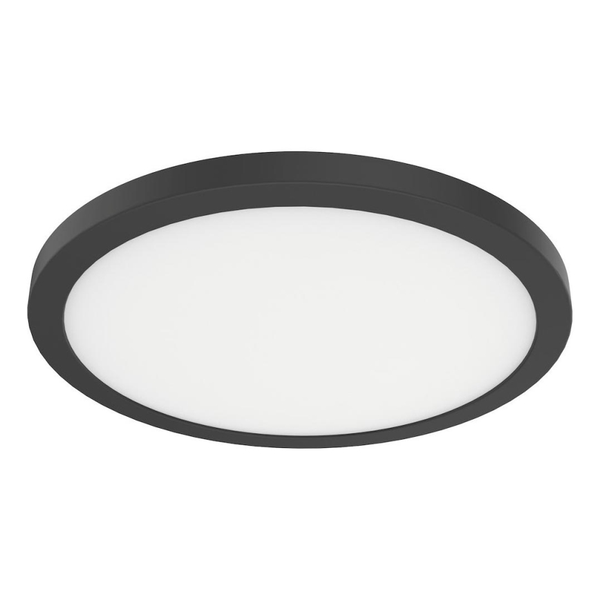 LED taklampa EVORA LED/18W/230V 3000/4000/6000K Ø 22,5 cm svart