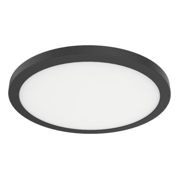 LED-taklampa EVORA LED/24W/230V 3000/4000/6000K Ø 30 cm svart