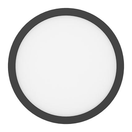 LED-taklampa EVORA LED/24W/230V 3000/4000/6000K Ø 30 cm svart