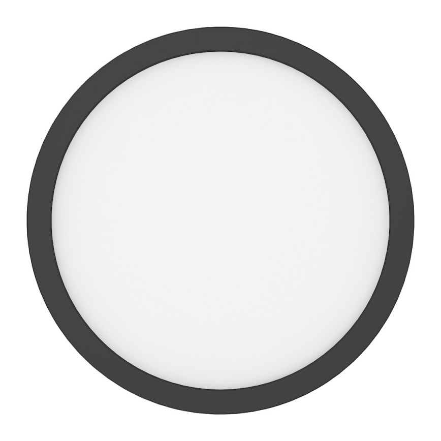 LED-taklampa EVORA LED/24W/230V 3000/4000/6000K Ø 30 cm svart