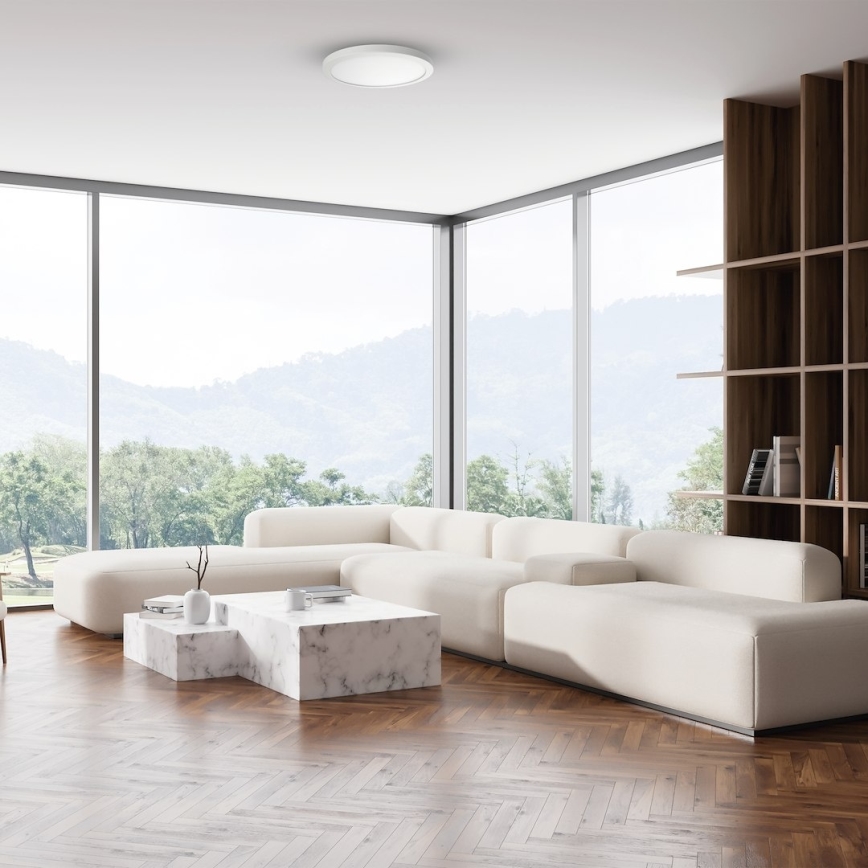 LED-taklampa EVORA LED/24W/230V 3000/4000/6000K Ø30 cm vit