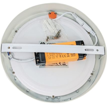 LED taklampa FENIX LED/12W/230V 2800K diameter 17 cm