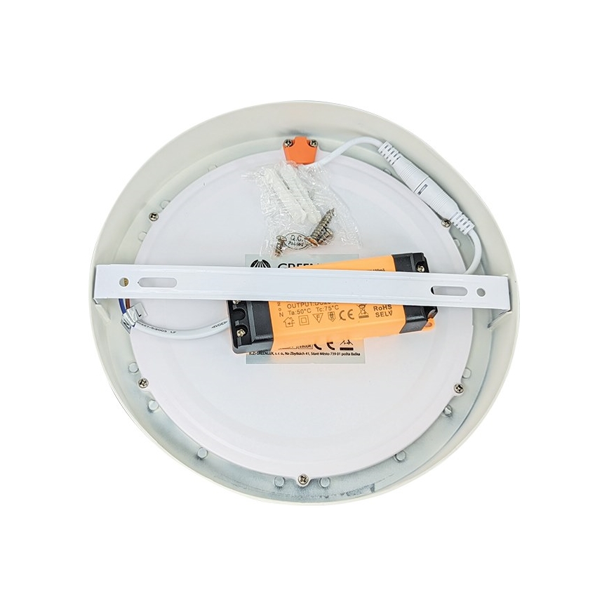LED taklampa FENIX LED/24W/230V 3800K diameter 29,8 cm snö vit