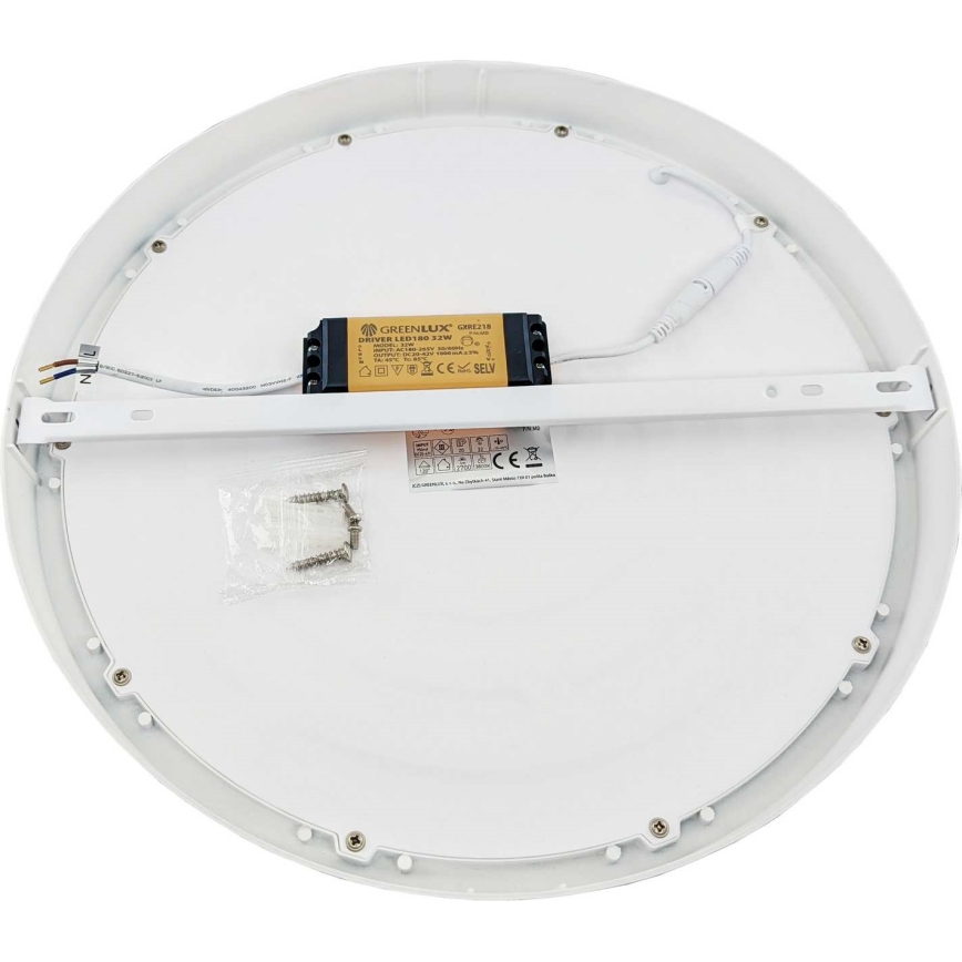 LED taklampa FENIX LED/32W/230V 3800K diameter 40 cm snö vit