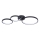 LED taklampa FLAMENCO LED/33W/230V 4000K svart