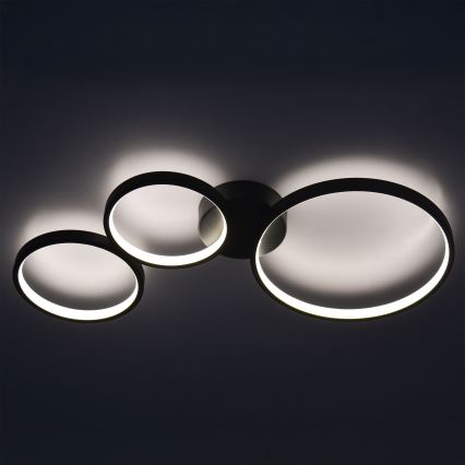 LED taklampa FLAMENCO LED/33W/230V 4000K svart