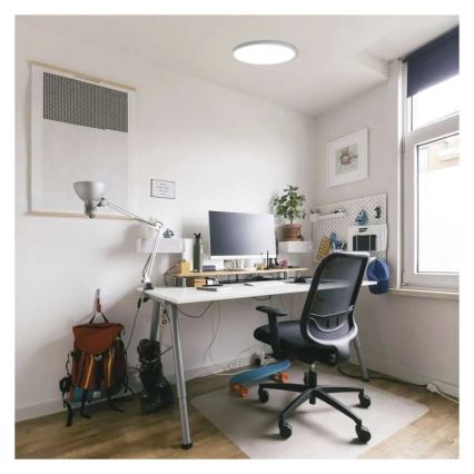 LED taklampa FLORI LED/18W/230V 4000K vit diameter 29 cm