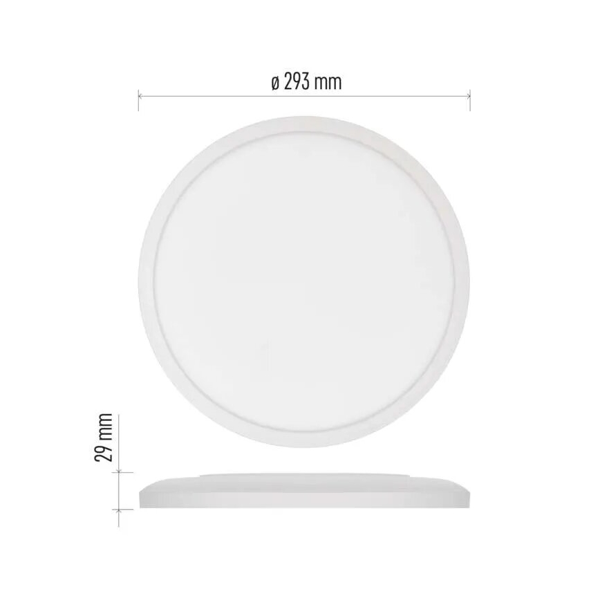 LED taklampa FLORI LED/18W/230V 4000K vit diameter 29 cm